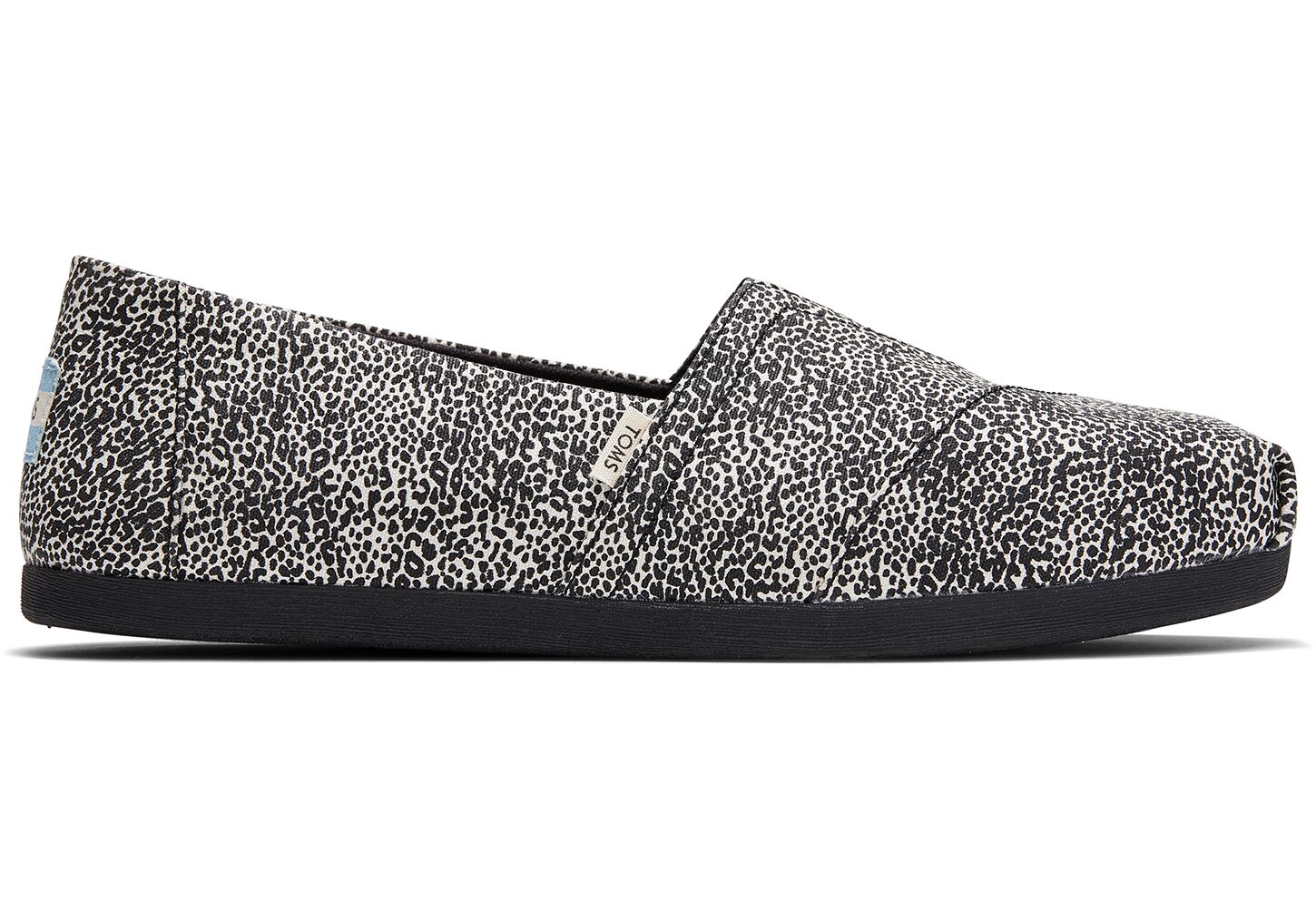 Toms Classics Leopard Print Canvas - Womens Alpargata Espadrilles - White/Leopard - NZ - 435279KYN